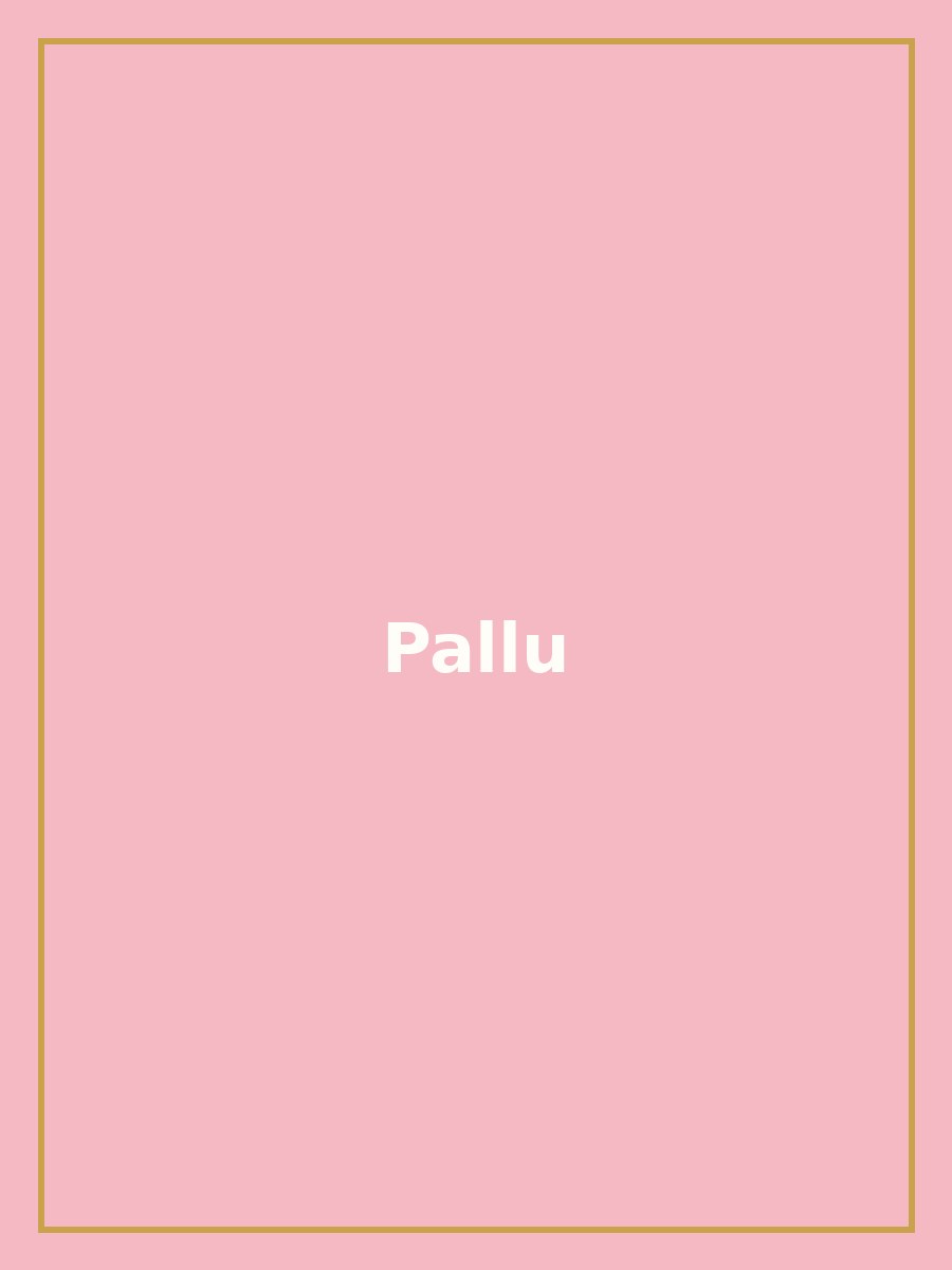 Royal Blush Pink Chiffon Saree #115 — view 4